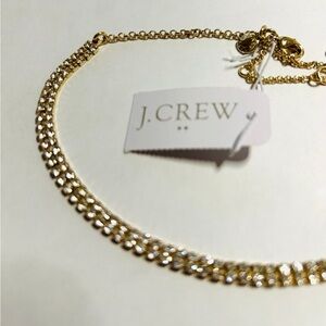J. Crew Crystal Collar Necklace NWT!